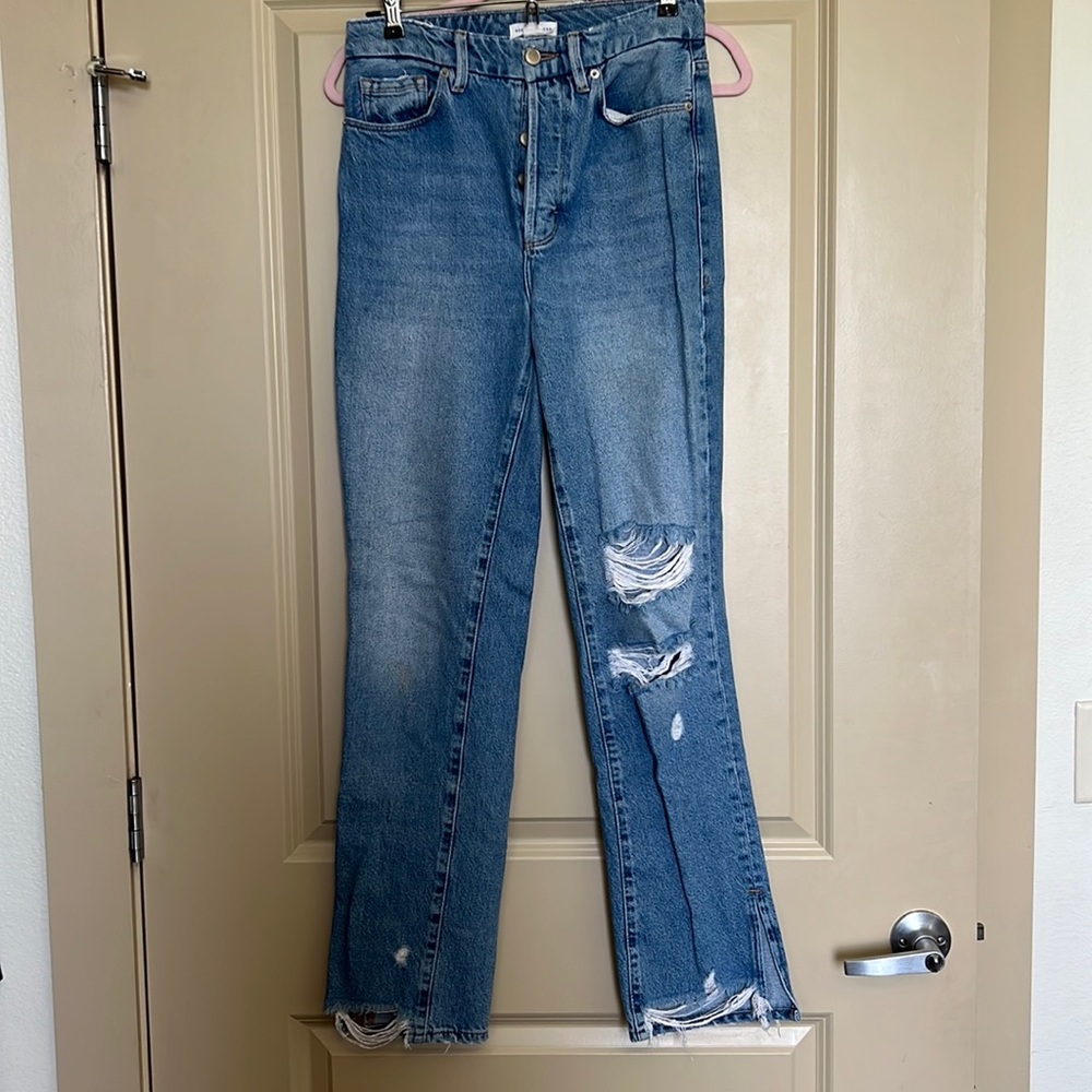 Good American ripped jeans